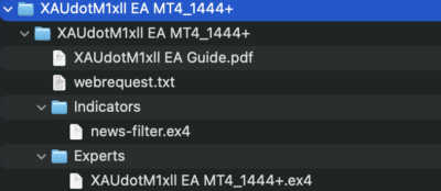 XAUdotM1xll EA MT4