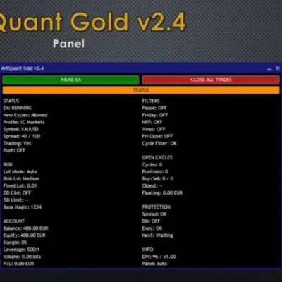 ARTQUANT GOLD MT5 V3.0 BUILD 5836+ - 1