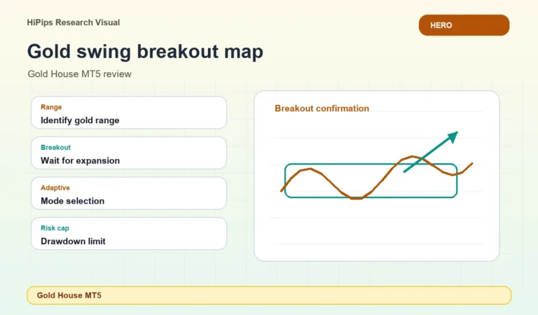 Gold swing breakout map for Gold House MT5