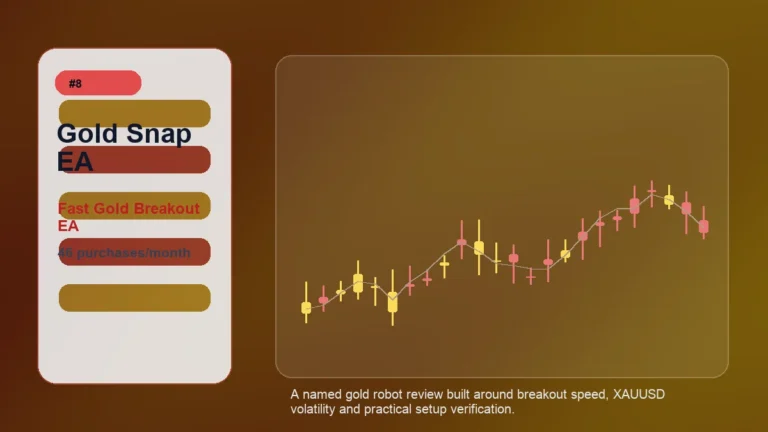 Gold Snap EA review visual for XAUUSD / Gold MT5 Expert Advisor buyers