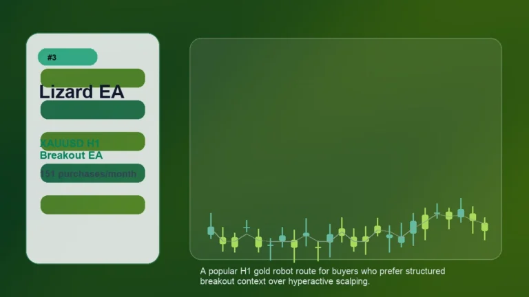 Lizard EA review visual for XAUUSD / Gold MT5 Expert Advisor buyers