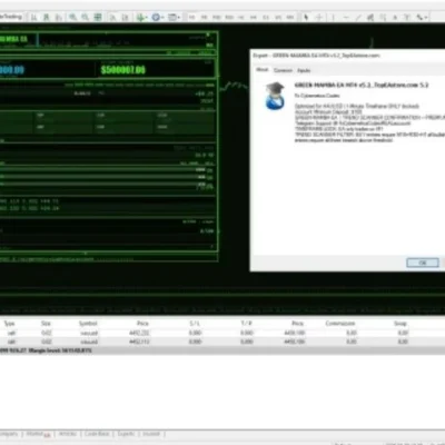 GREEN-MAMBA EA MT4 V5.2 BUILD 1478+ - 1
