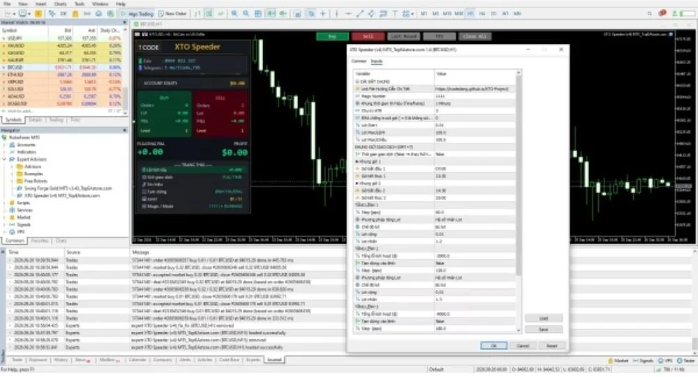 XTO SPEEDER MT5 review screenshot 1