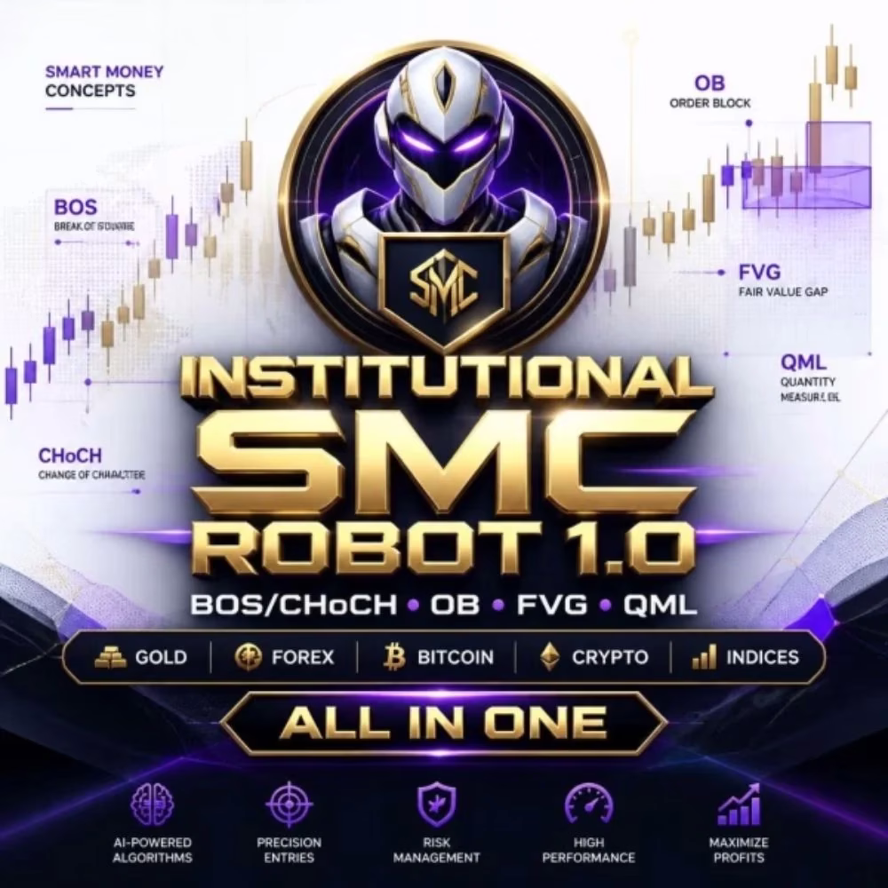 INSTITUTIONAL SMC ROBOT MT5 product cover