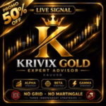 Krivix Gold MT5 Expert Advisor cover for XAUUSD trading