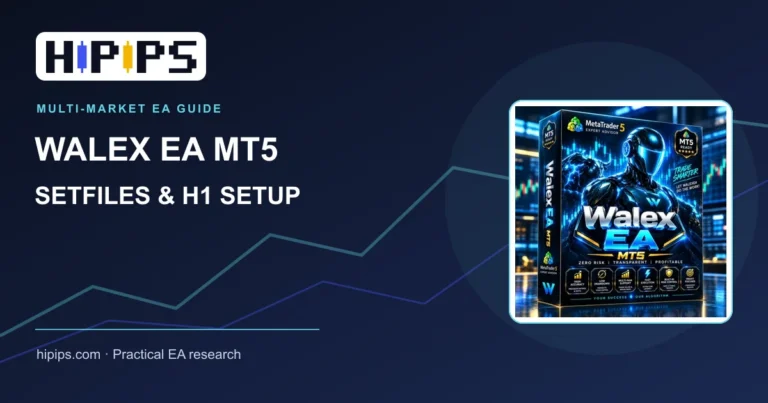 HiPips guide to WALEX EA MT5 V2.03 setfiles and H1 multi-market setup
