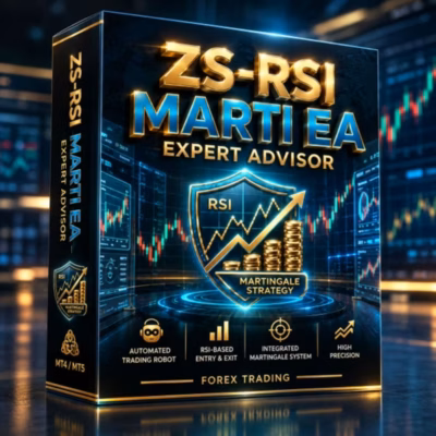 ZS-RSI MARTI EA MT5 cover for XAUUSD gold trading